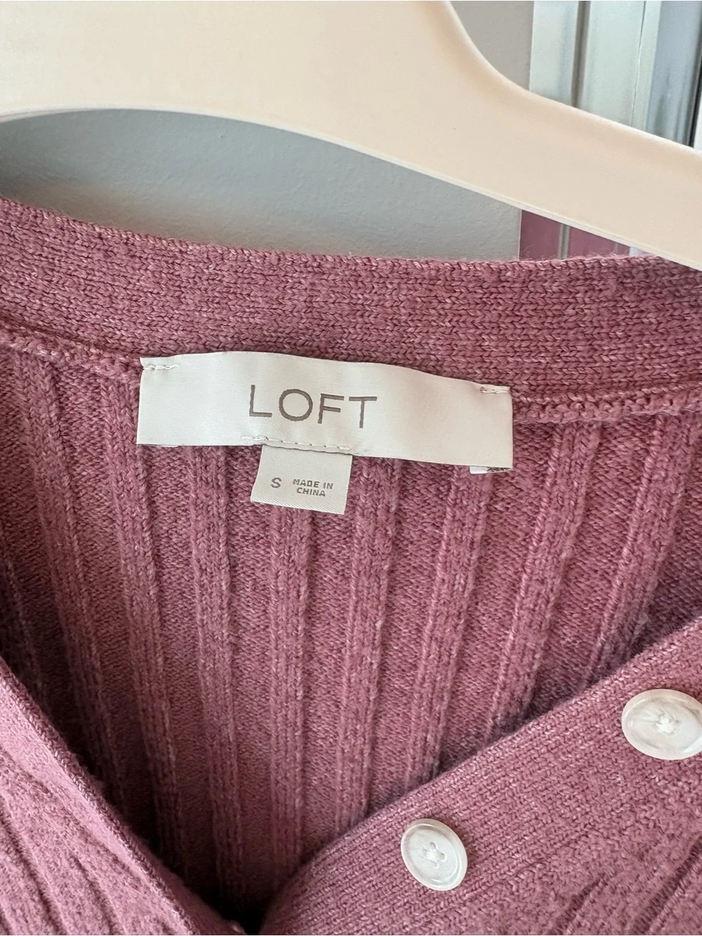 LOFT ribbed knit